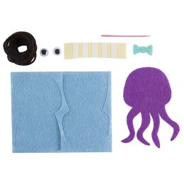 Craft Kit - Felt Finger Puppet - Octopus
