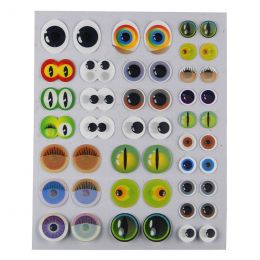 Moving Eye Stickers (144pc) - assorted sizes