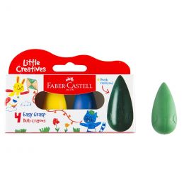 Wax Crayons - Easy Grasp Bulp (4pc) -  FaberCastell