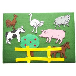 Felt Theme - Farm Animals (board not included)