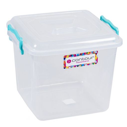 Storage Bin (8.5L) - Clear Clip & Lock