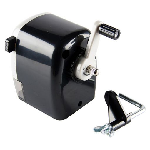 Sharpener - Desktop Metal Sharpener & Plastic Container - Marlin