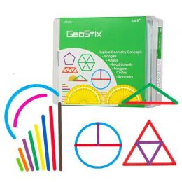 GeoStix Math Activity Set - 100pc (16 Activity Cards)