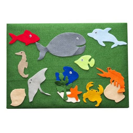 Felt Theme - Sea Life ( board not included) - SZ