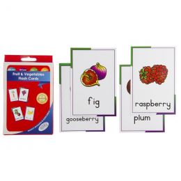 Fruit & Vegetables Flash Cards (40 Cards)