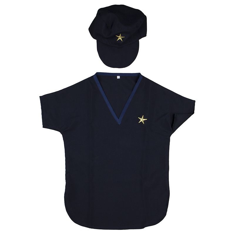 Fantasy Clothes - Police Top (S) + Cap