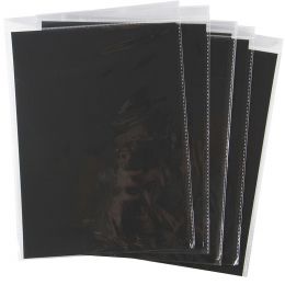 Scratch Art - A4 - Black Blank Sheets (6pc)