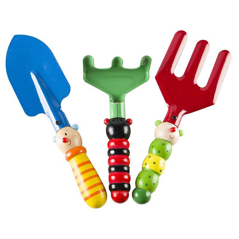 Wooden Garden Tool Set