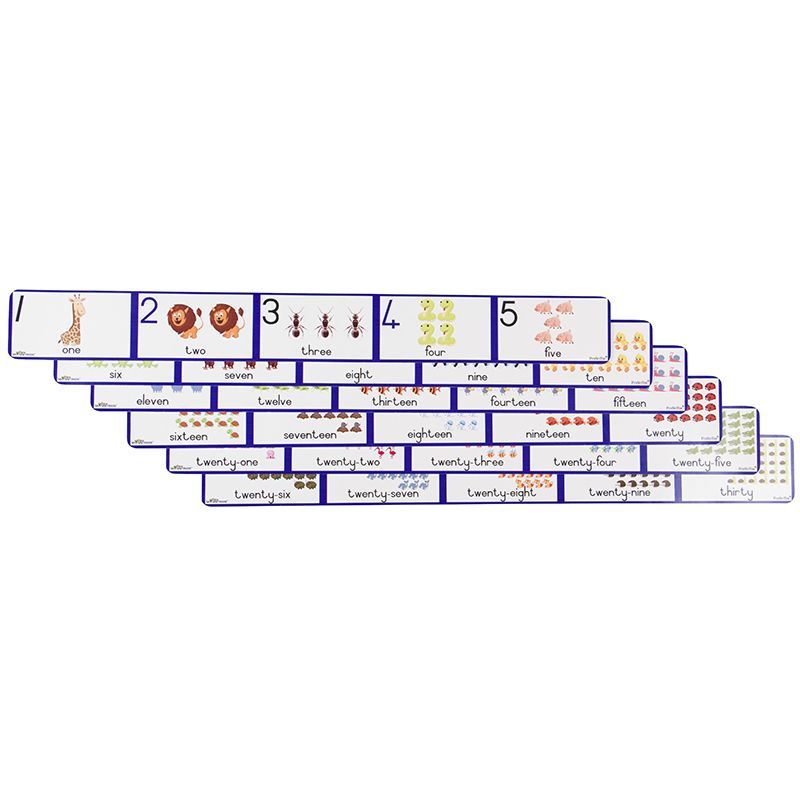 Frieze - Number Line (1 - 30) (6 sheets)