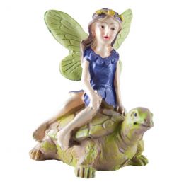 Fairy on Animal Ornament -...