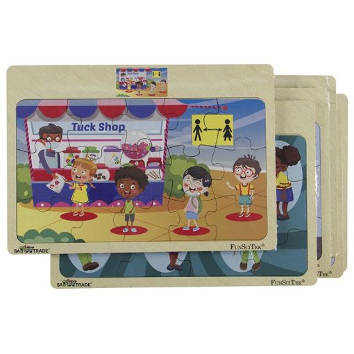 FunSciTek - Hygiene & Safety Puzzle Set (6pc)