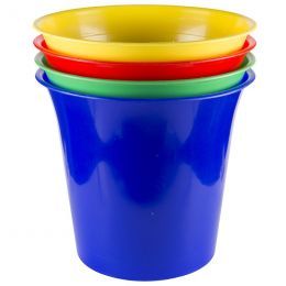 Waste bin (4pc) - Primary colours