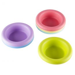 Plastic Bowls (14cm) 6pc - 6 Colours - Pastel
