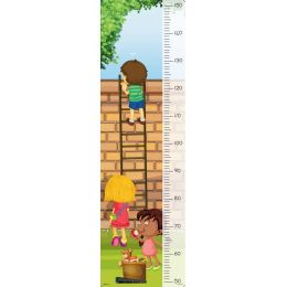 Height Chart - Brick Wall