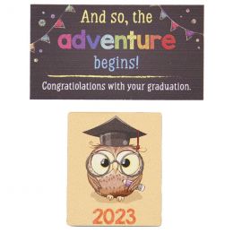 Graduation Kit 4 - Magnet (Owl) & Card