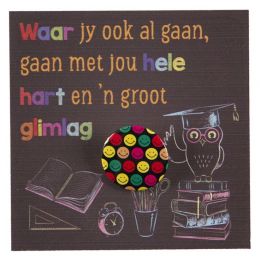 Graduation Kit 5 - Badge & Card (12pc) - Assorted (Afrikaans)
