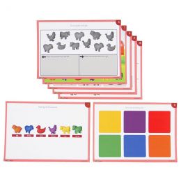Counters - Farm Animals Activity Cards (A4) - (8pc Double sided)
