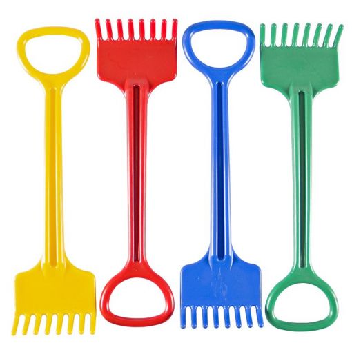 Heavy Duty Rake (~36cm) - Assorted Colours (Single)