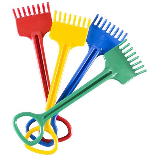 Heavy Duty Rake (~36cm) - Assorted Colours (Single)