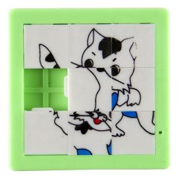 Sliding Puzzle Tray - Small (50x50mm) - Assorted Designs
