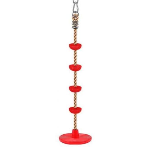 Monkey Rope Swing with Climbing stones and Seat - Plastic - Assorted Colours
