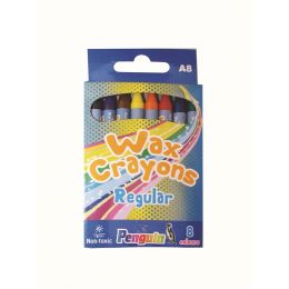 Wax Crayons - 8mm (8pc) A8 - Penguin