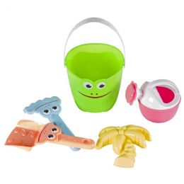 Sand Bucket (Smiley) & Accessories - Assorted