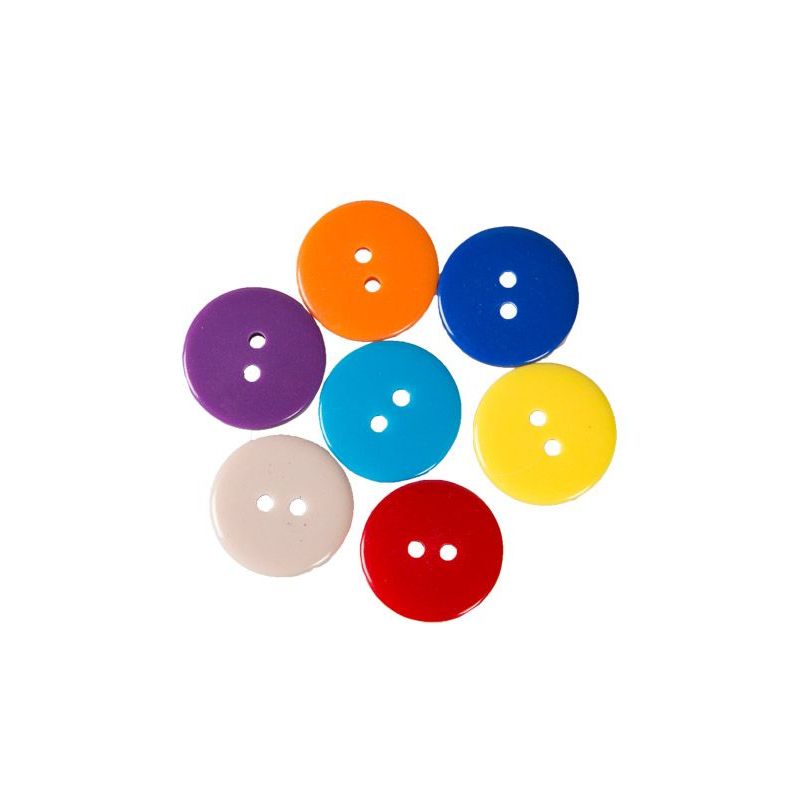 Buttons - Round (12g) - Assorted - choose size