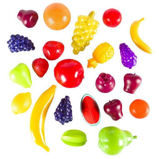 Play Food - Fruit Set  (23pc) in Basket