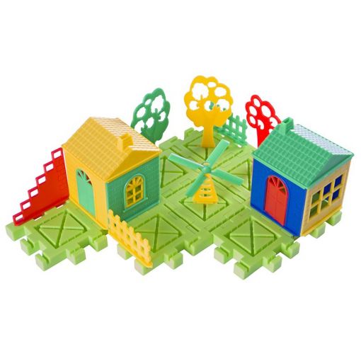 House Building Blocks in Box - Assorted (29pc)