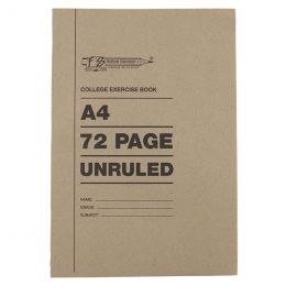 Exercise Book - A4 (72p) - Unruled