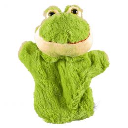 Hand Puppet Glove - Stuffed Frog (23cm)