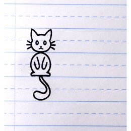 Cat Handwriting - Self-Inking Stamp
