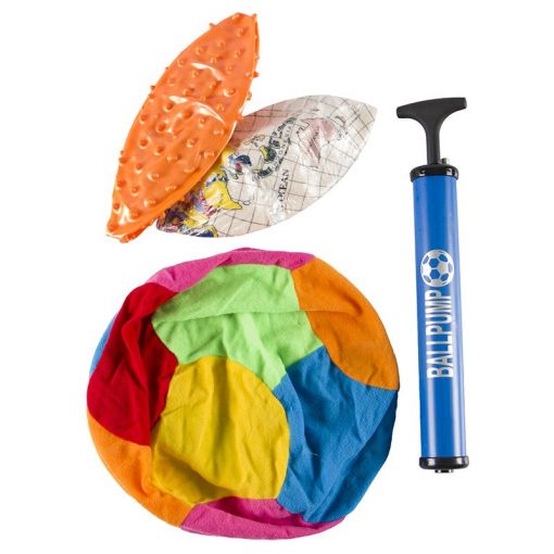 Sensory Balls - Set of 3 with Pump