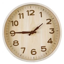 Clock - Wall Mounted - (~33cm) Assorted