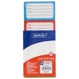 Marlin colour border labels 24's