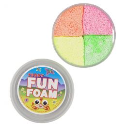 Dough Fun Foam - 4 Neon Colours (60g) - Squish and Squeeze