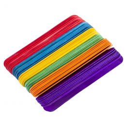 Craft Sticks - 200x25mm A-Stick - Coloured (50pc)