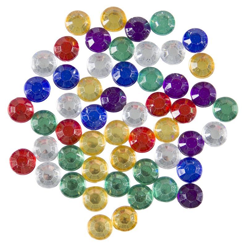 RhineStones - Assorted Round 9mm (50pc)