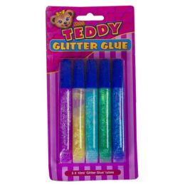 Glue - Glitter Glue (5x10ml) - Pastel Colours