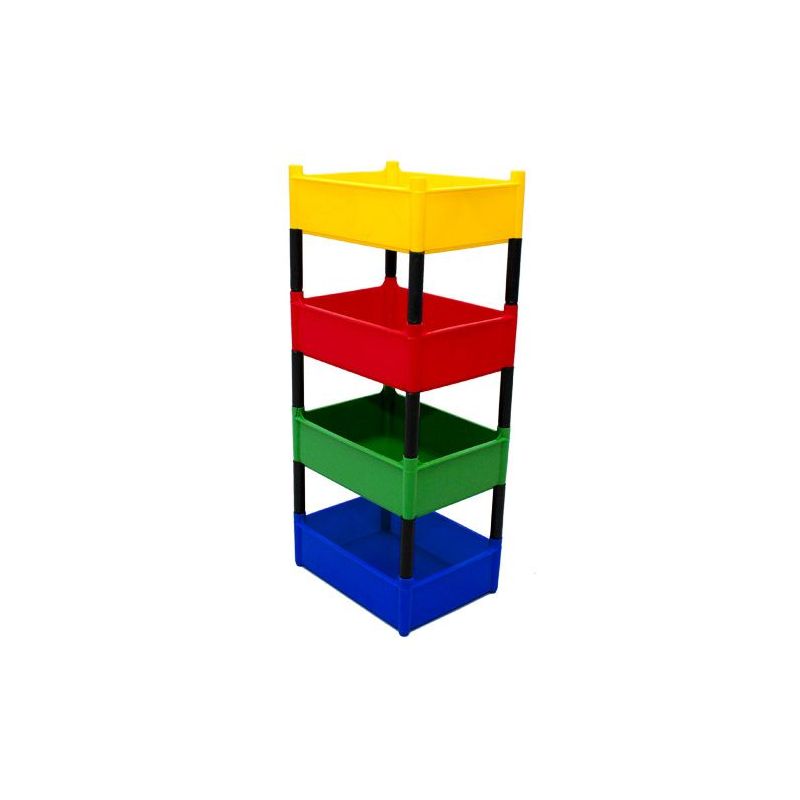 Stacker Tray Jolly (4pc) Primary Colours