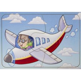 PZ Wood Frame - A5 2pc - Airplane