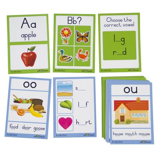 Flash Cards (A6) - Alphabet & Phonics (40pc)