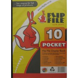 Flip File Display Book - A4 (10 Pocket) Kangaroo