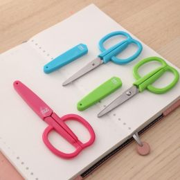 Scissors - 13.5cm School Scissor with Protective Sleeve  - Deli