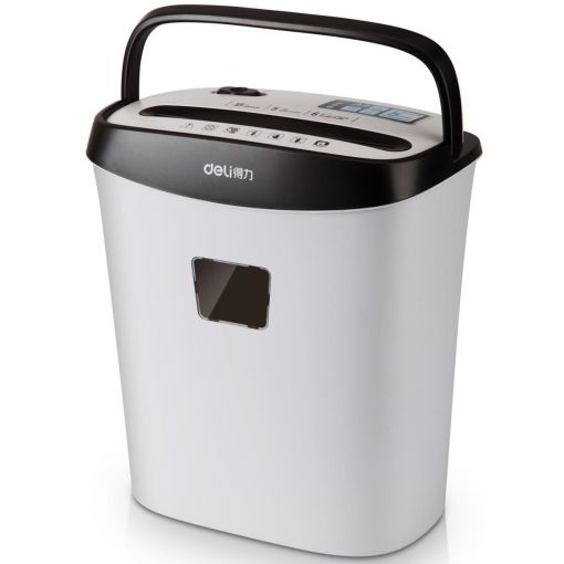 Paper Shredder 6 Sheet White - Deli