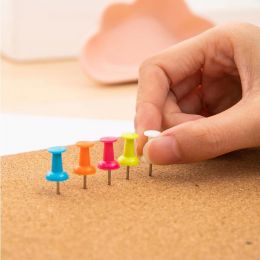 Push Pins - Assorted Colours 23mm in Tub (100pc) - Deli