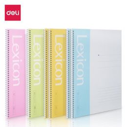 Note Book - Soft Cover Spiral - A4 (100 page) Lexicon - Deli