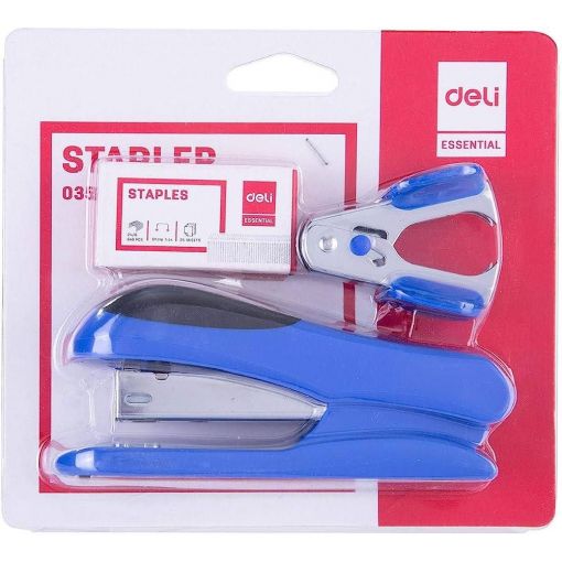 Stapler - Plastic H/Strip - Combo Set (20 Sheets) - Deli