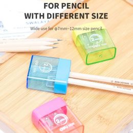 Sharpener - 2-Hole with Container on Card (1pc) - Assorted - Deli